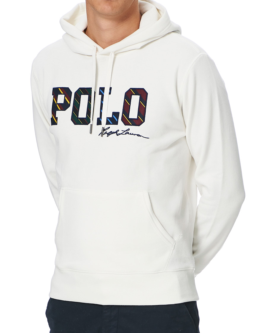 Heren | Truien | Polo Ralph Lauren | Magic Fleece Logo Hoodie Deckwash White