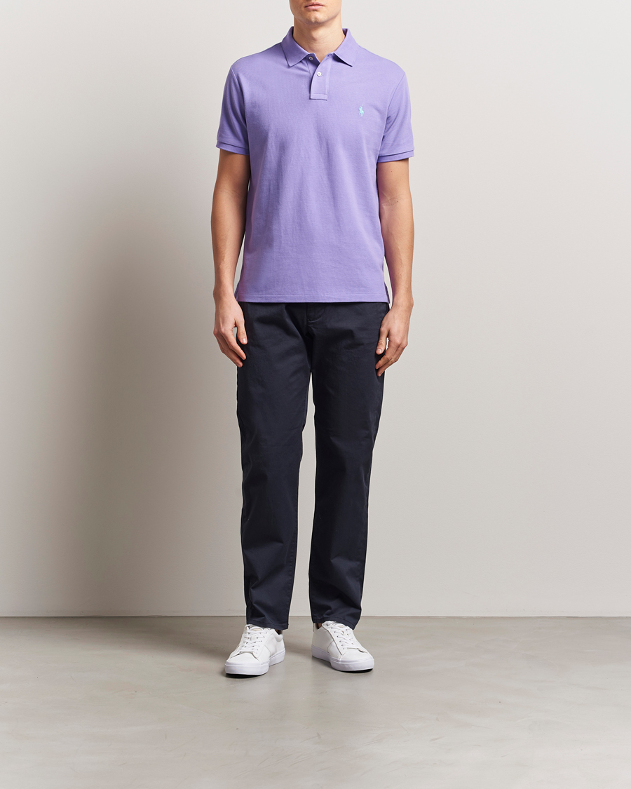 Heren | Polo's | Polo Ralph Lauren | Custom Slim Fit Polo Cactus Purple