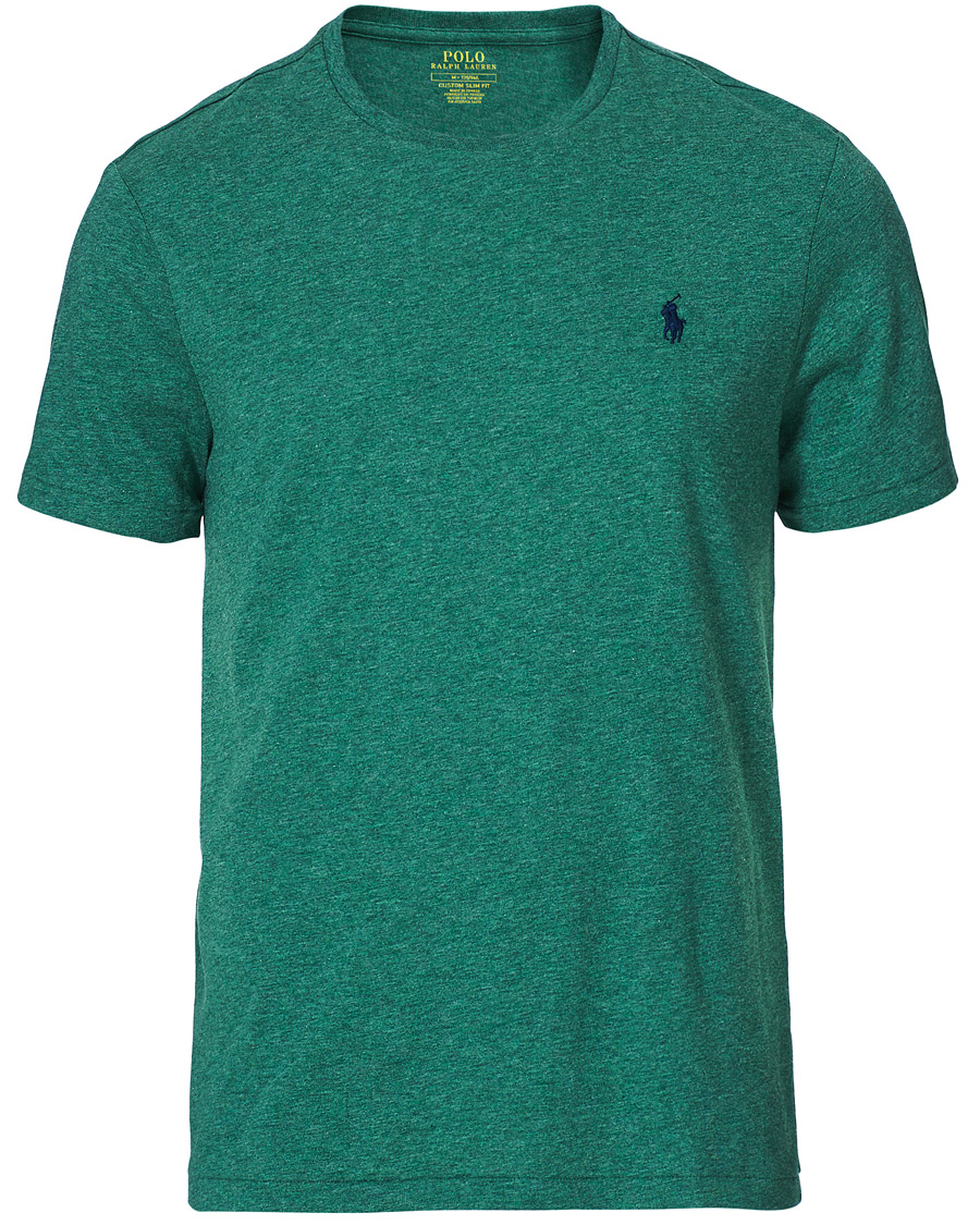 Heren | T-shirts | Polo Ralph Lauren | Custom Slim Fit Crew Neck Tee Green Heather