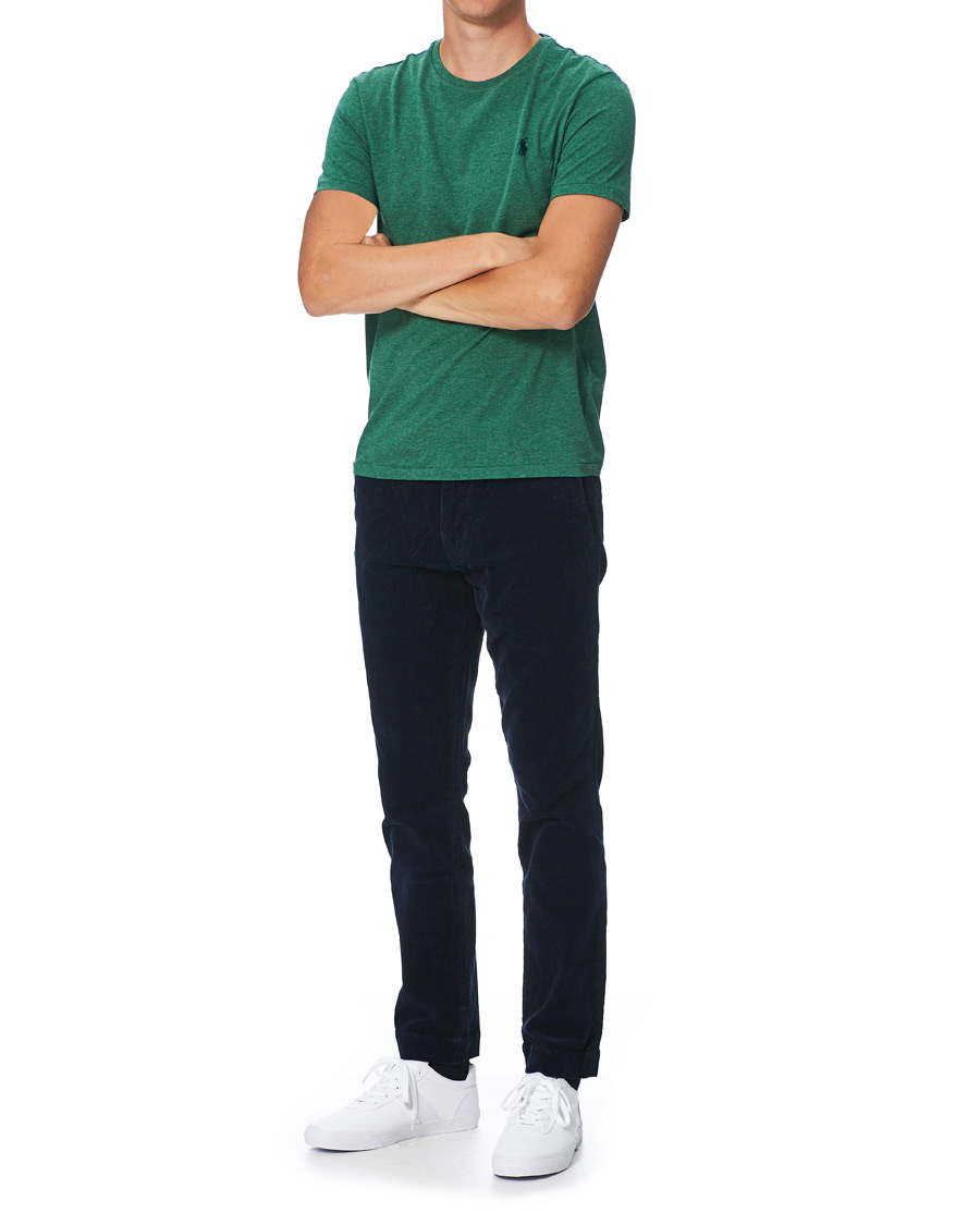 Heren | T-shirts | Polo Ralph Lauren | Custom Slim Fit Crew Neck Tee Green Heather