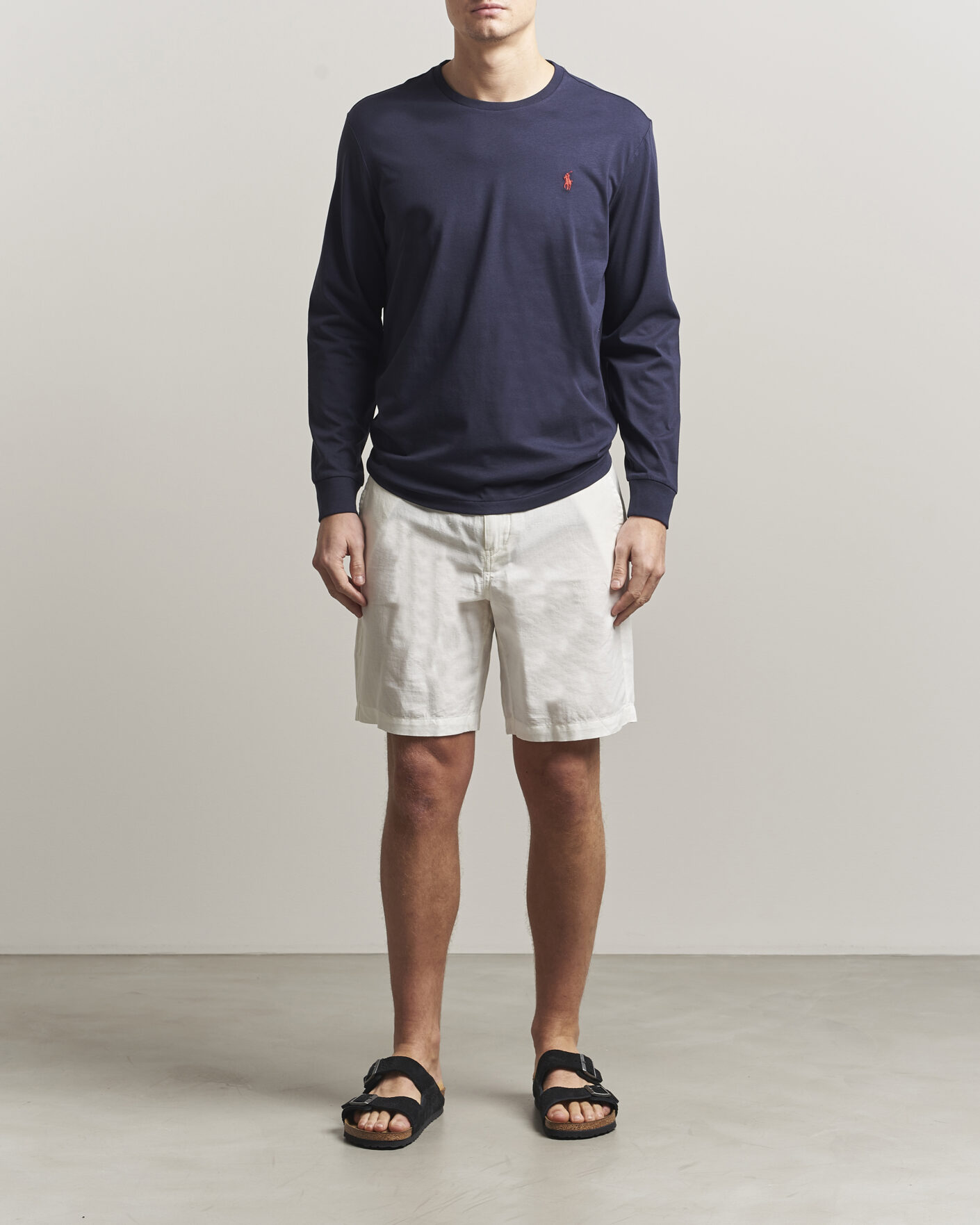 Heren | T-shirts | Polo Ralph Lauren | Custom Slim Fit Long Sleeve Tee Ink