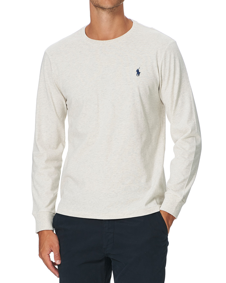 Heren | T-shirts | Polo Ralph Lauren | Custom Slim Fit Long Sleeve Tee American Heather