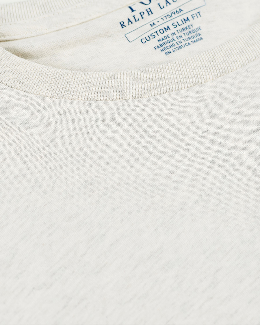 Heren | T-shirts | Polo Ralph Lauren | Custom Slim Fit Long Sleeve Tee American Heather