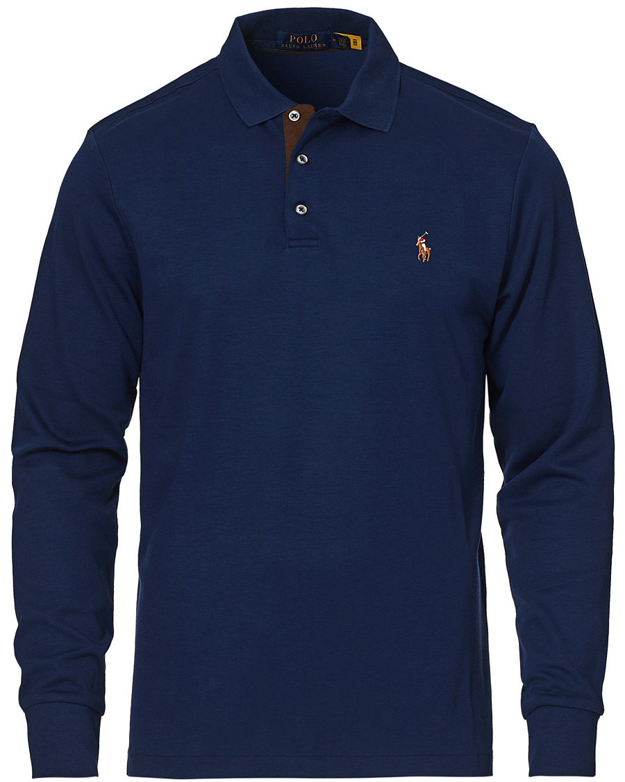 Heren | Truien | Polo Ralph Lauren | Luxury Pima Cotton Long Sleeve Polo French Navy