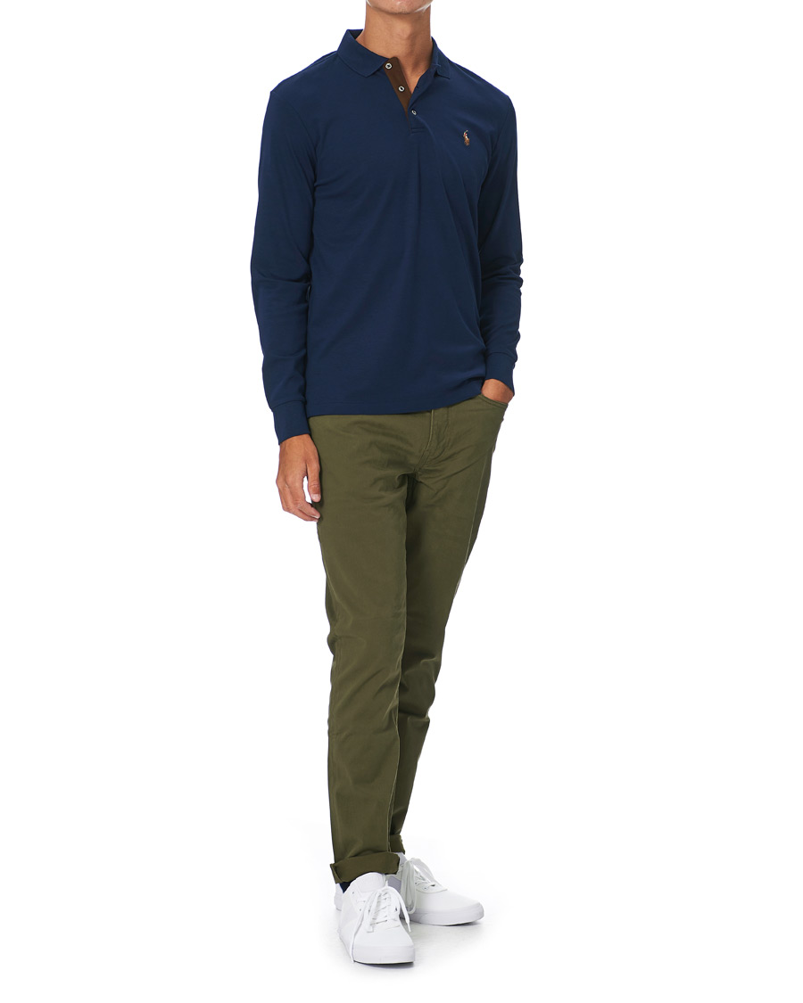 Heren | Truien | Polo Ralph Lauren | Luxury Pima Cotton Long Sleeve Polo French Navy