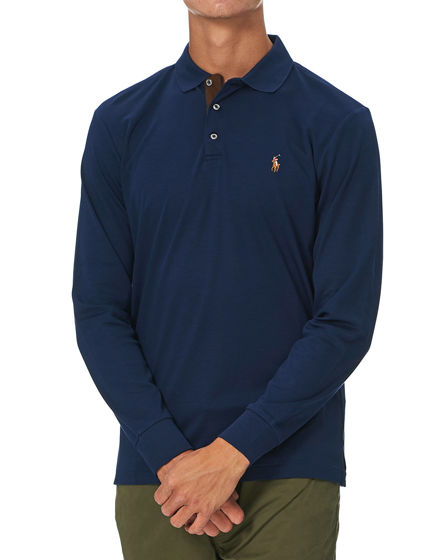 Heren | Truien | Polo Ralph Lauren | Luxury Pima Cotton Long Sleeve Polo French Navy