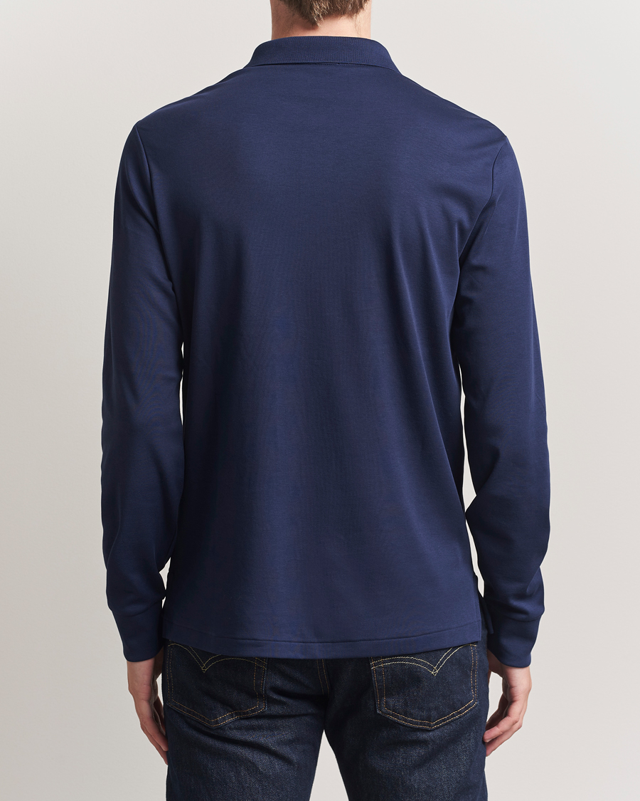Heren | Polo's | Polo Ralph Lauren | Pima Cotton Custom Fit LS Polo Refined Navy