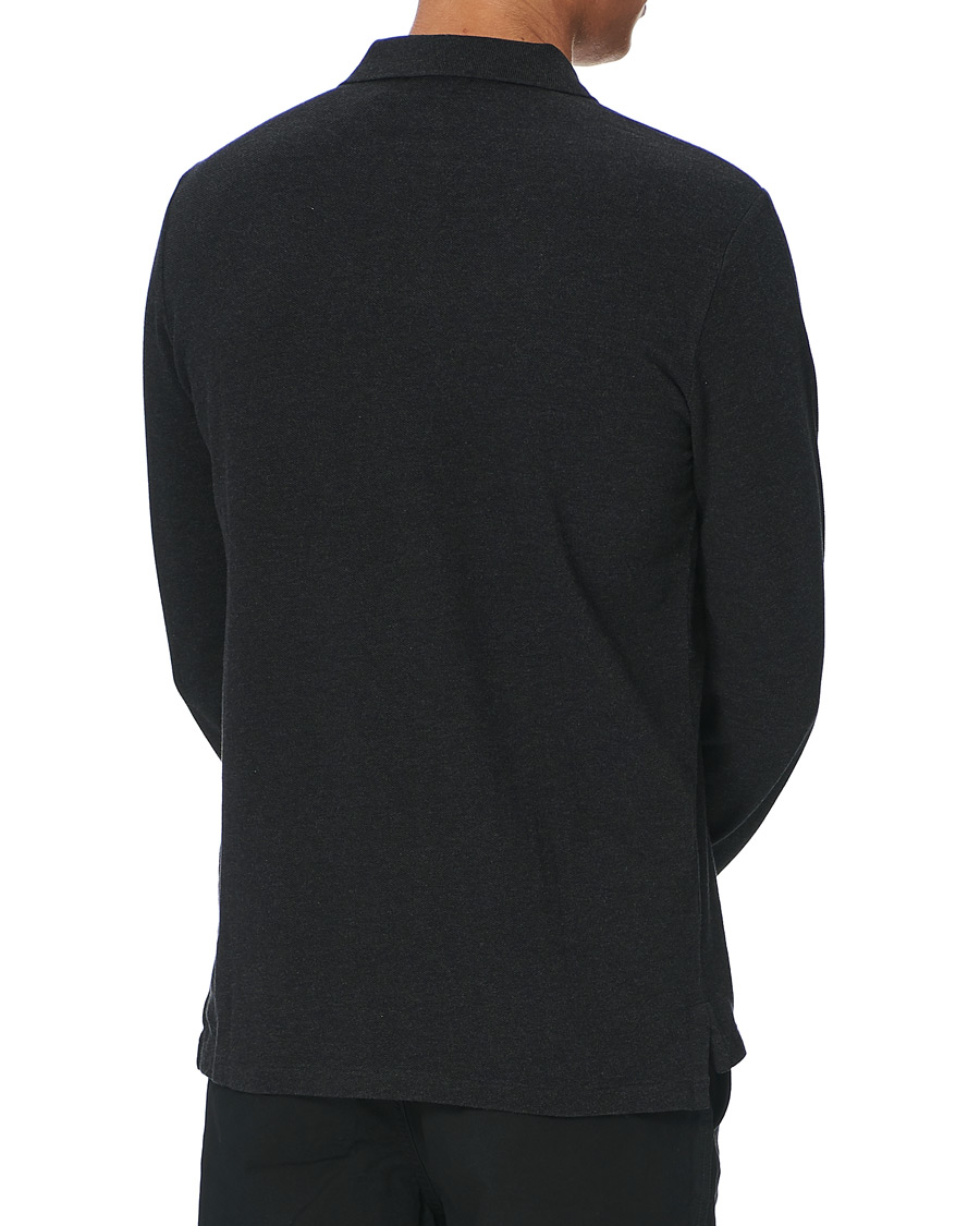 Heren | Truien | Polo Ralph Lauren | Custom Slim Fit Long Sleeve Polo Black Marl Heather