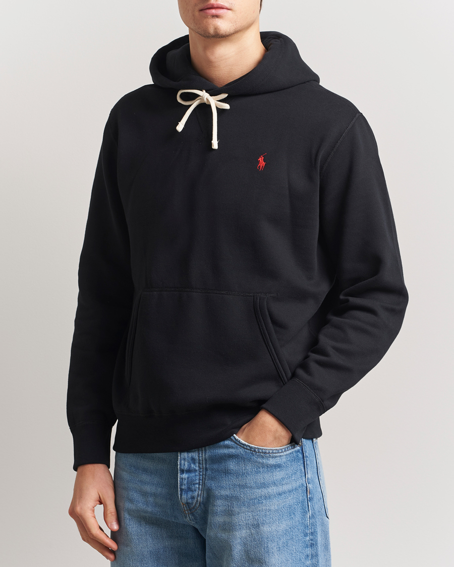 Ralph Lauren POLO by Ralph Lauren full zip sweatshirt, men's XXL size cotton black type Vintage Second Hand main image 1
