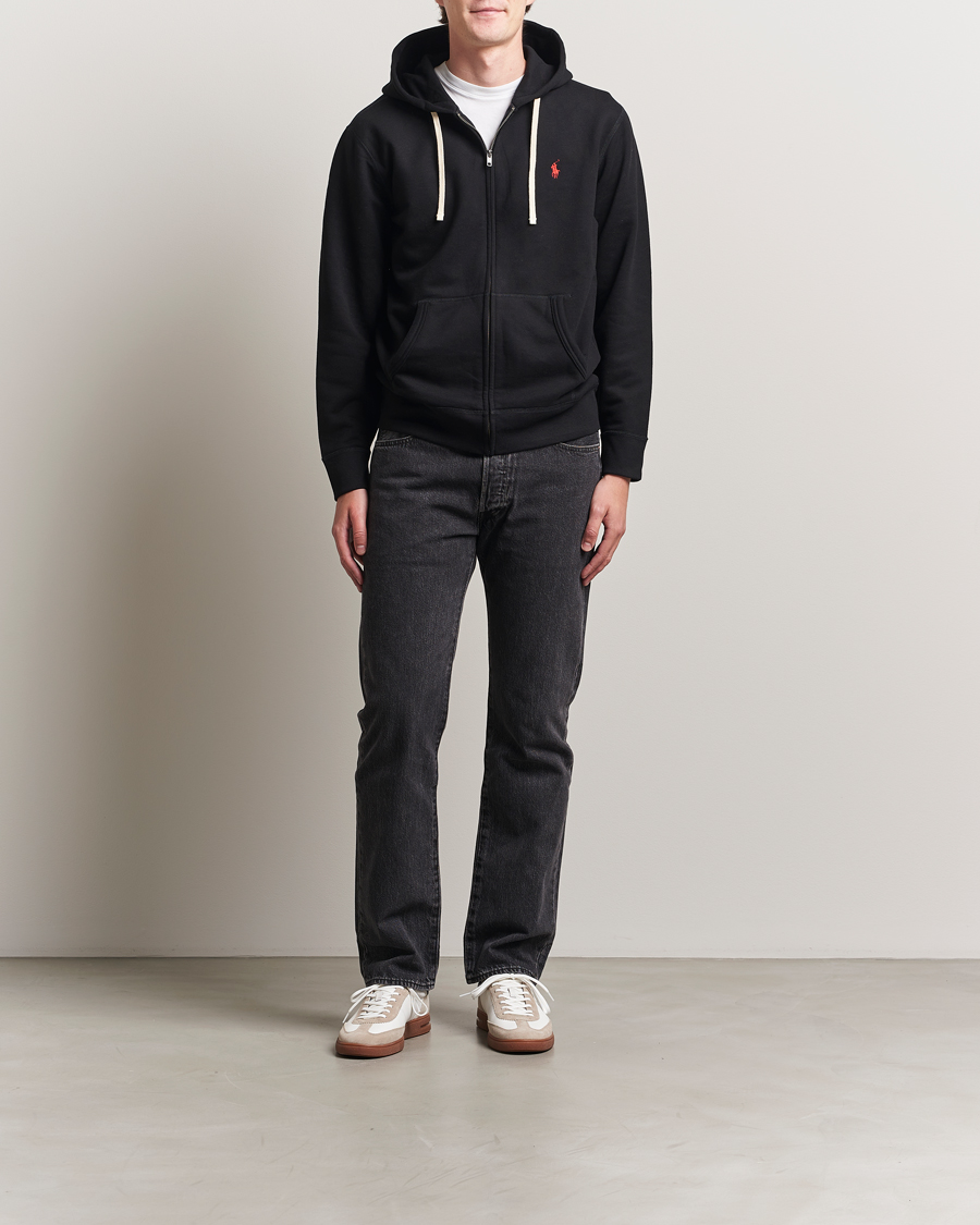 Heren | Truien | Polo Ralph Lauren | Fleece Full Zip Hoodie Polo Black