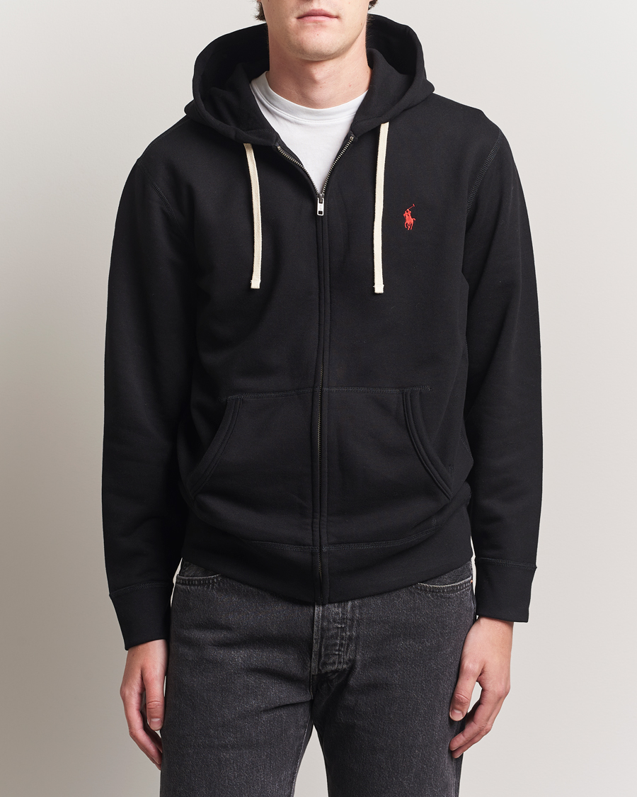 Heren | Truien | Polo Ralph Lauren | Fleece Full Zip Hoodie Polo Black