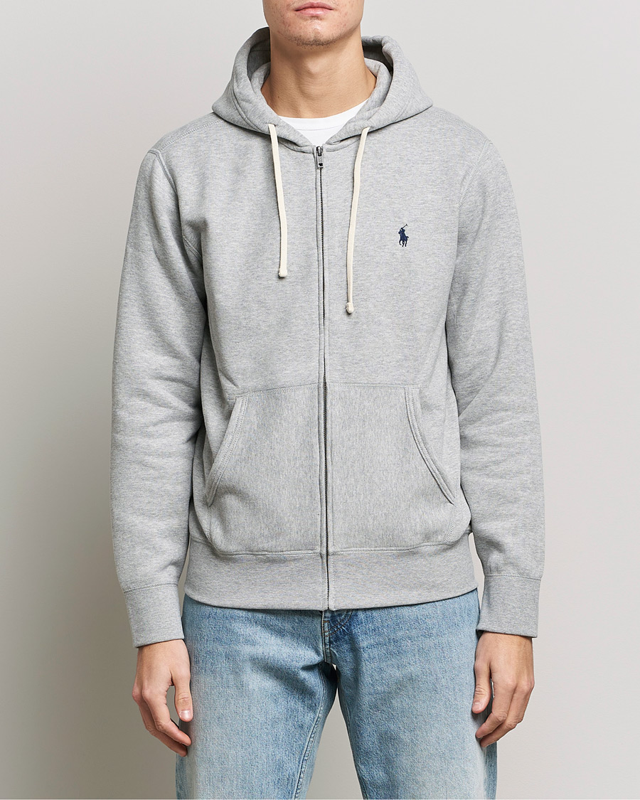 Heren | Truien | Polo Ralph Lauren | Fleece Full Zip Hoodie Andover Heather