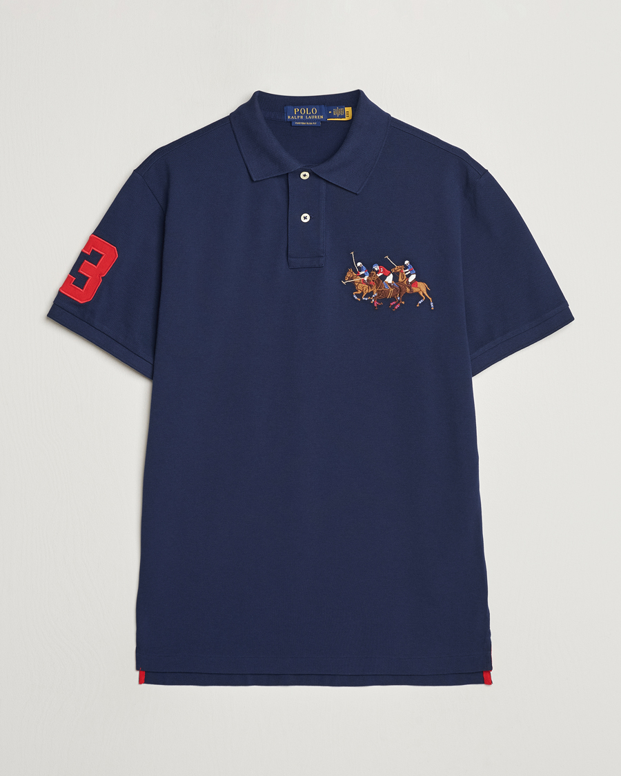 Heren | Polo's | Polo Ralph Lauren | Custom Slim Fit Match Club Polo Newport Navy