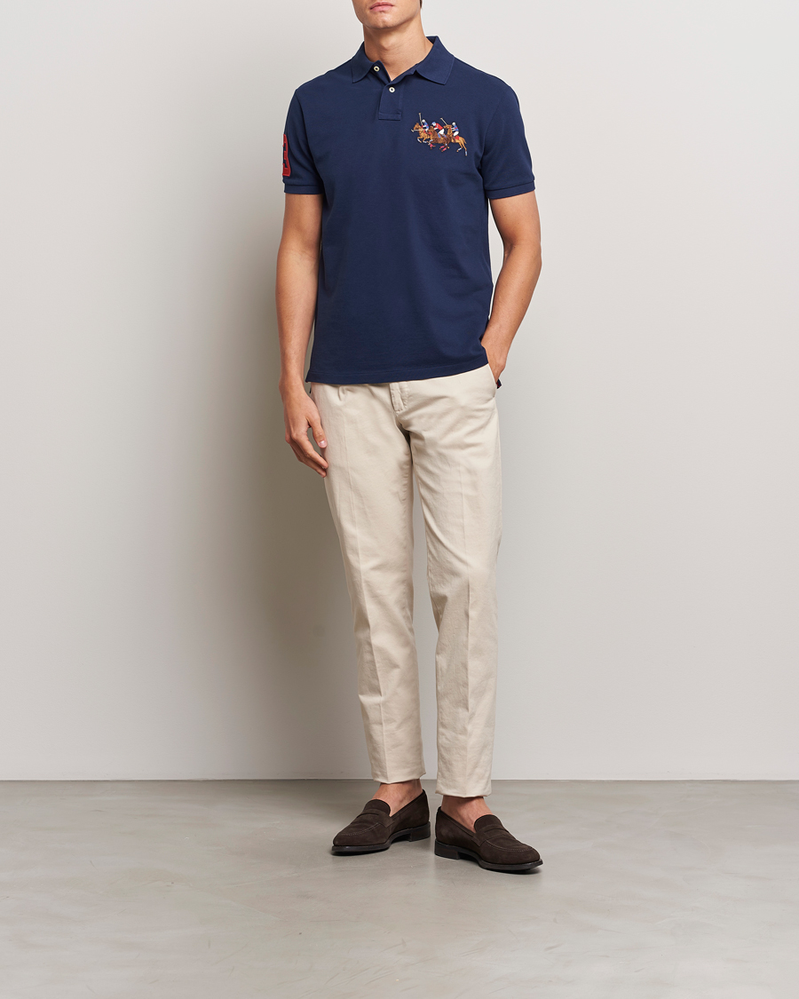 Heren | Polo's | Polo Ralph Lauren | Custom Slim Fit Match Club Polo Newport Navy