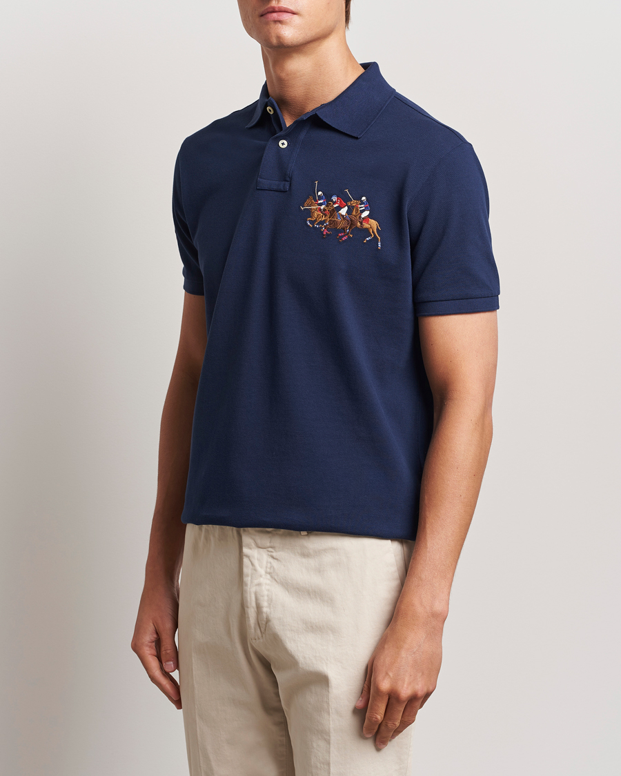 Heren | Polo's | Polo Ralph Lauren | Custom Slim Fit Match Club Polo Newport Navy
