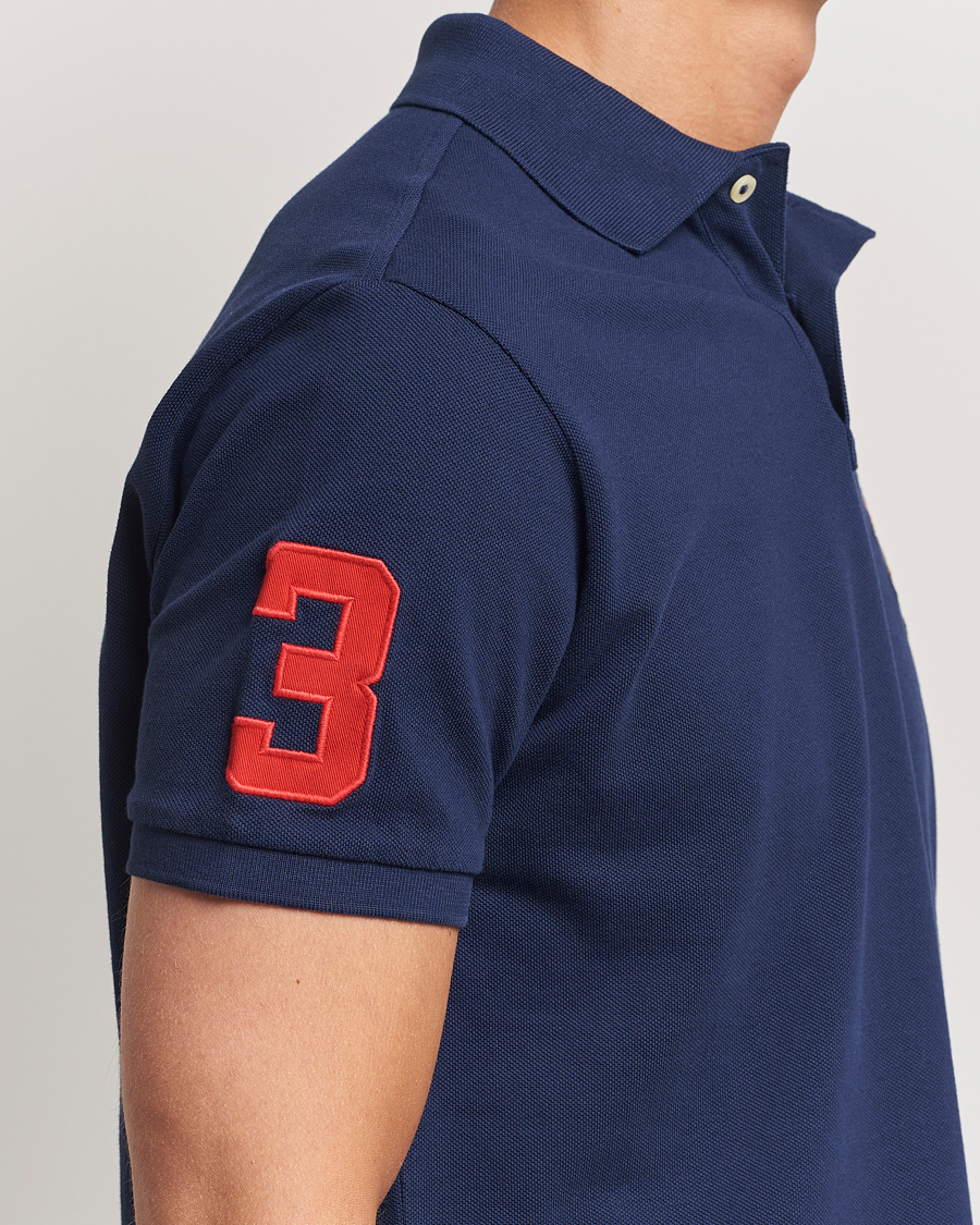 Heren | Polo's | Polo Ralph Lauren | Custom Slim Fit Match Club Polo Newport Navy