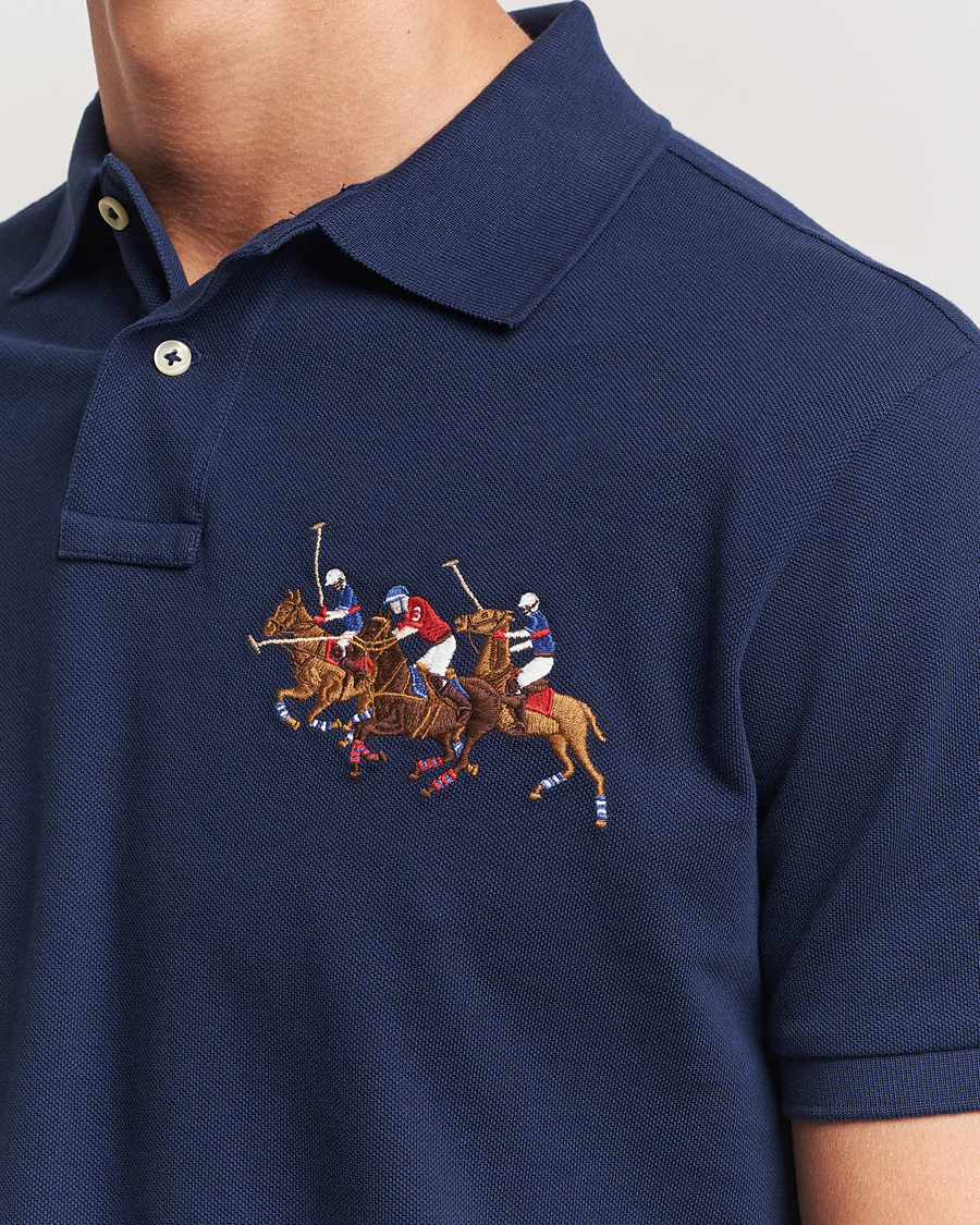 Heren | Polo's | Polo Ralph Lauren | Custom Slim Fit Match Club Polo Newport Navy