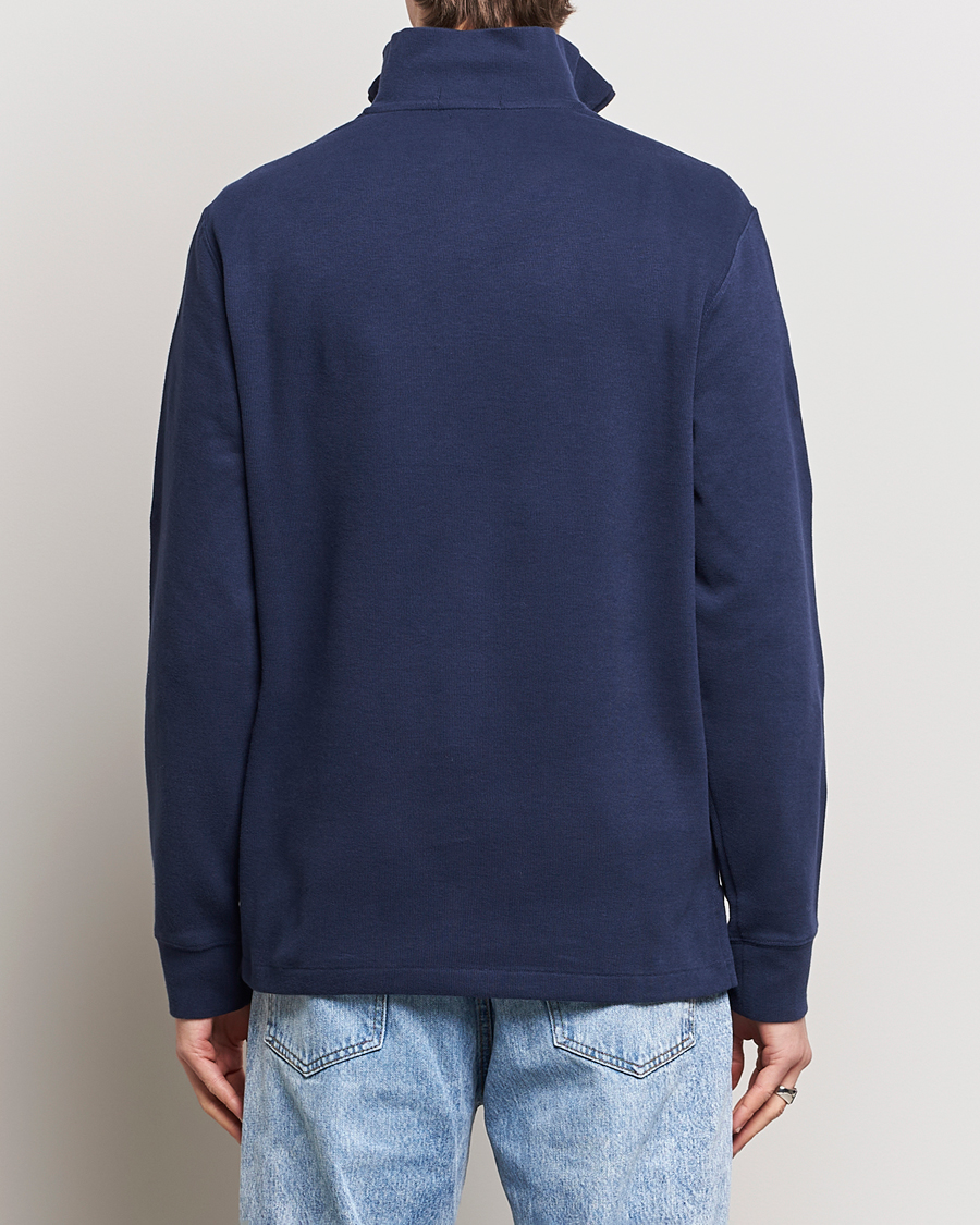 Heren | Truien | Polo Ralph Lauren | Double Knit Jaquard Half Zip Sweater Cruise Navy
