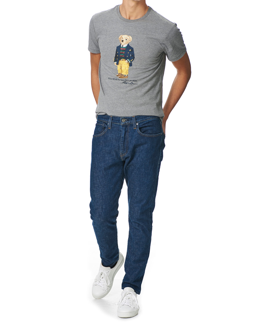 Heren | T-shirts | Polo Ralph Lauren | Bear Crew Neck Tee Grey Heather