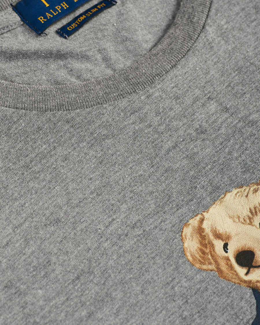 Heren | T-shirts | Polo Ralph Lauren | Bear Crew Neck Tee Grey Heather