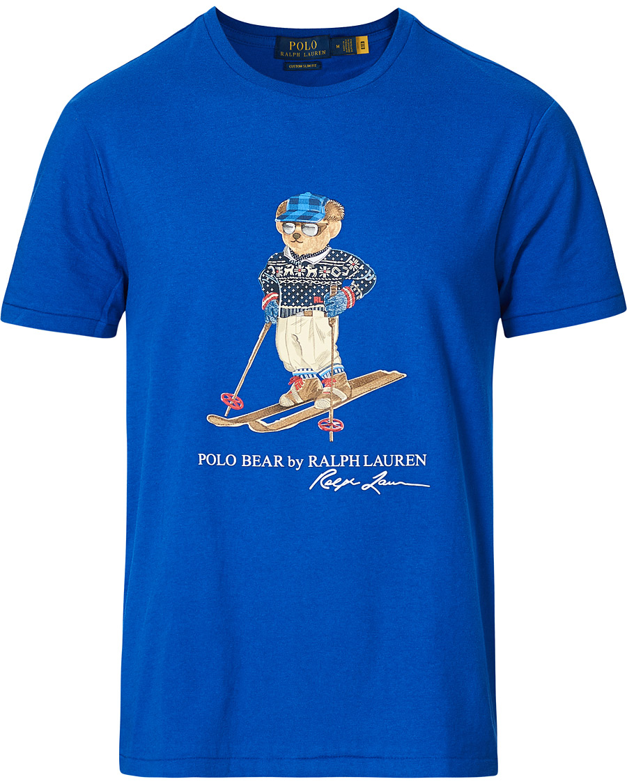 Heren | T-shirts | Polo Ralph Lauren | Skiing Bear Crew Neck Tee Sapphire Star