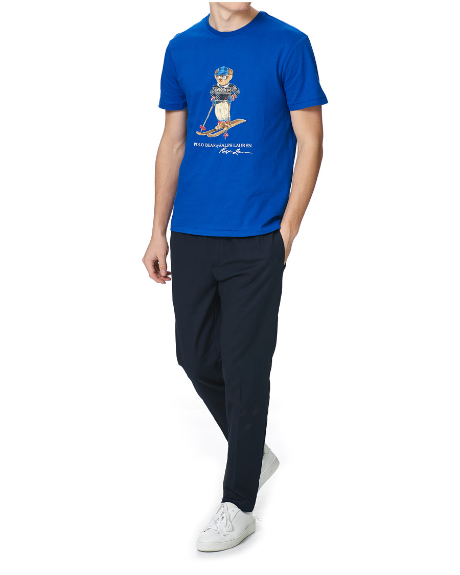 Heren | T-shirts | Polo Ralph Lauren | Skiing Bear Crew Neck Tee Sapphire Star