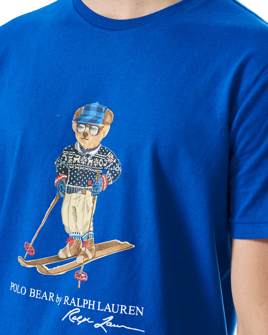 Heren | T-shirts | Polo Ralph Lauren | Skiing Bear Crew Neck Tee Sapphire Star