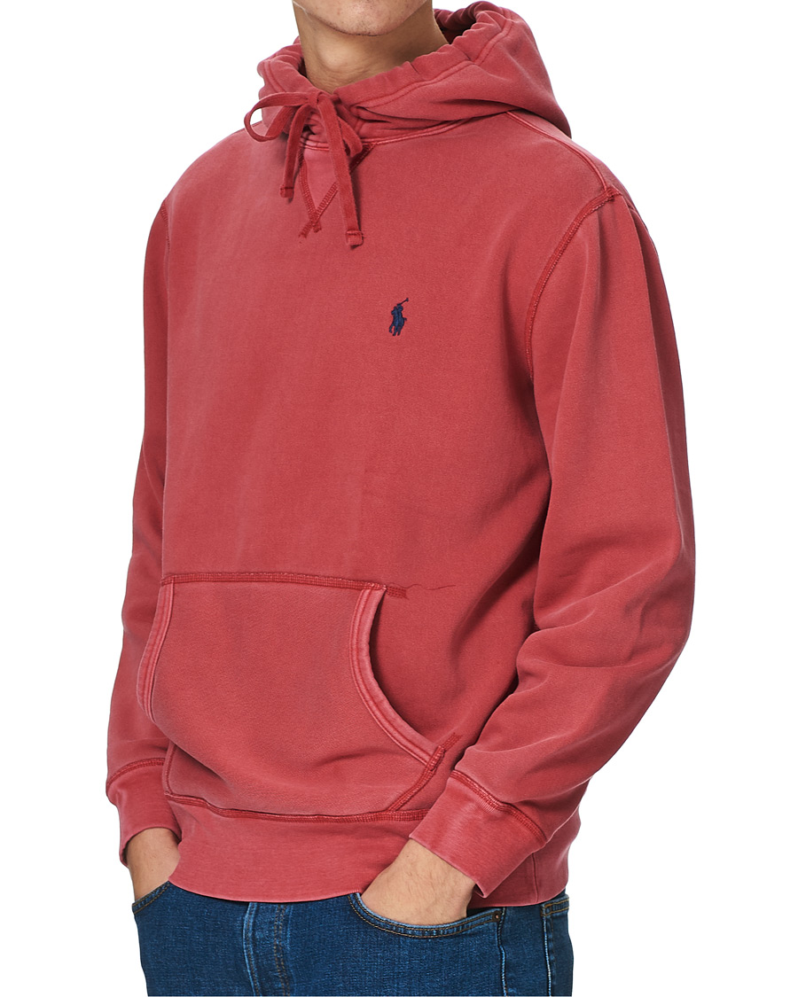 Heren | Truien | Polo Ralph Lauren | Garment Dyed Hoodie Northwest Deep Red