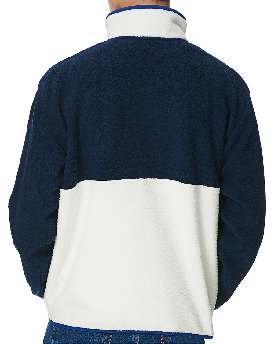 Heren | Truien | Polo Ralph Lauren | Vintage Poly Fleece Half Zip Sweater Navy/White