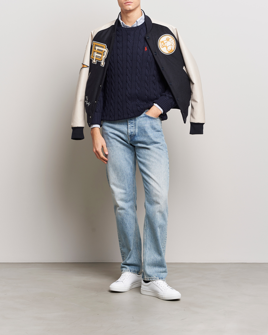 Heren | Truien | Polo Ralph Lauren | Cotton Cable Pullover Hunter Navy