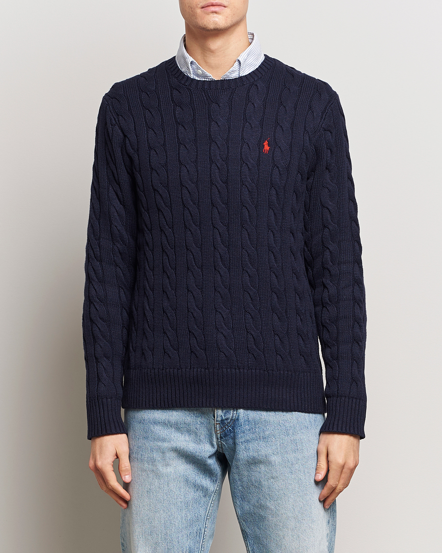 Heren | Kleding | Polo Ralph Lauren | Cotton Cable Pullover Hunter Navy