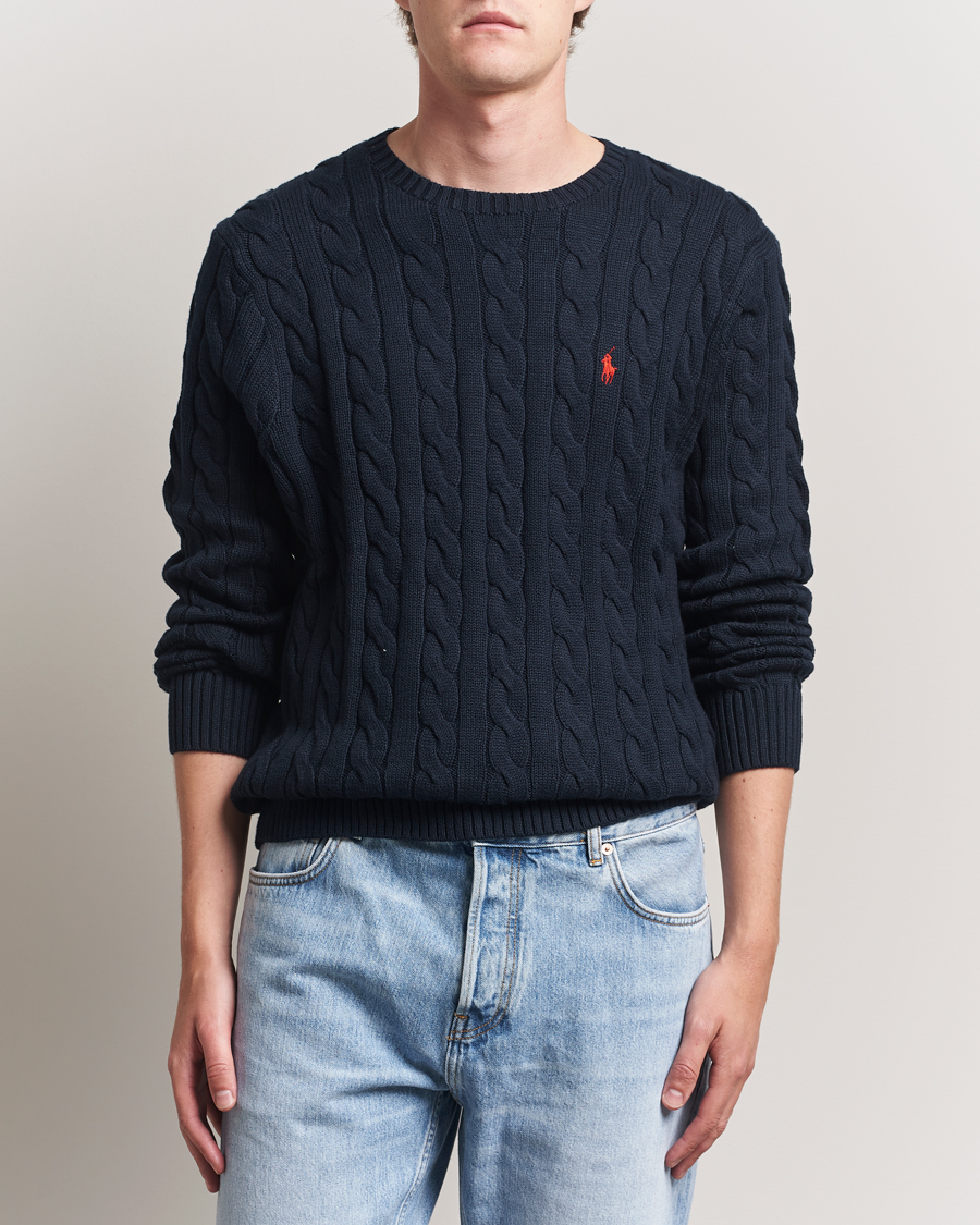 Heren | Truien | Polo Ralph Lauren | Cotton Cable Pullover Hunter Navy