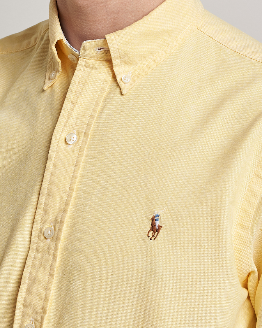 Heren | Overhemden | Polo Ralph Lauren | Custom Fit Oxford Button Down Shirt Yellow