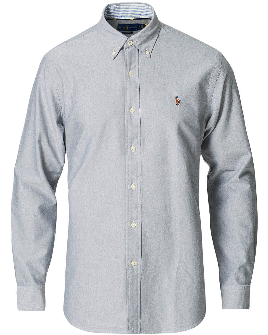 Heren | Overhemden | Polo Ralph Lauren | Custom Fit Oxford Button Down Shirt Slate