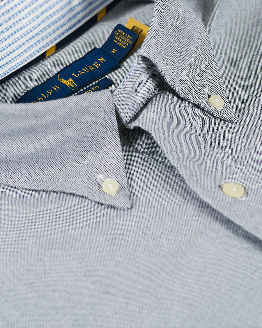 Heren | Overhemden | Polo Ralph Lauren | Custom Fit Oxford Button Down Shirt Slate