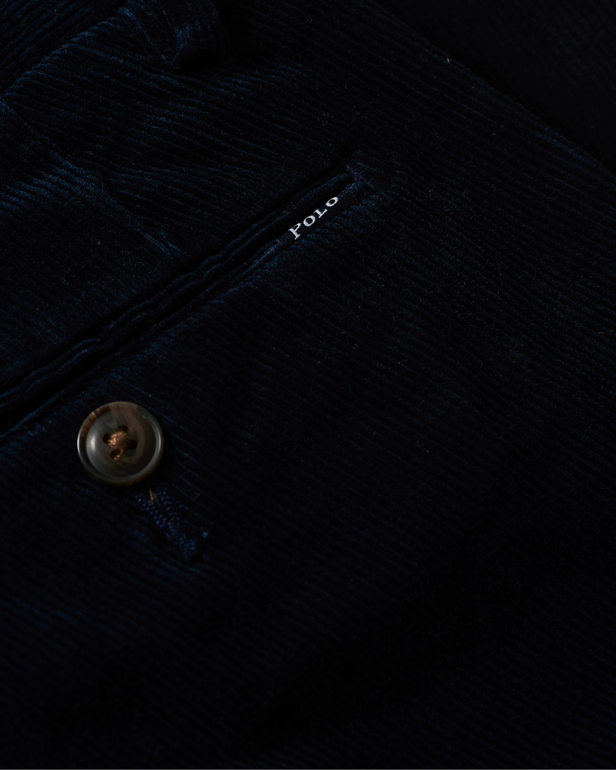 Heren | Broeken | Polo Ralph Lauren | Hudson Slim Fit Corduroy Trousers Hunter Navy