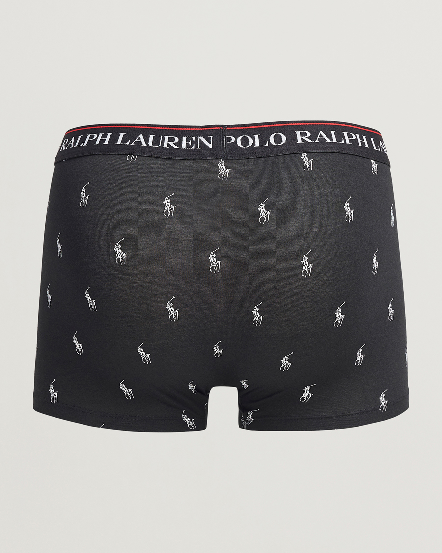 Heren | Ondergoed | Polo Ralph Lauren | 3-Pack Trunk Black/Stripe/Pony