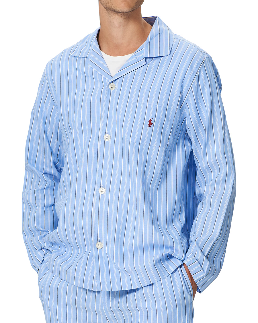 Heren | Pyjama's en gewaden | Polo Ralph Lauren | Cotton Pyjama Set Blue Stripe