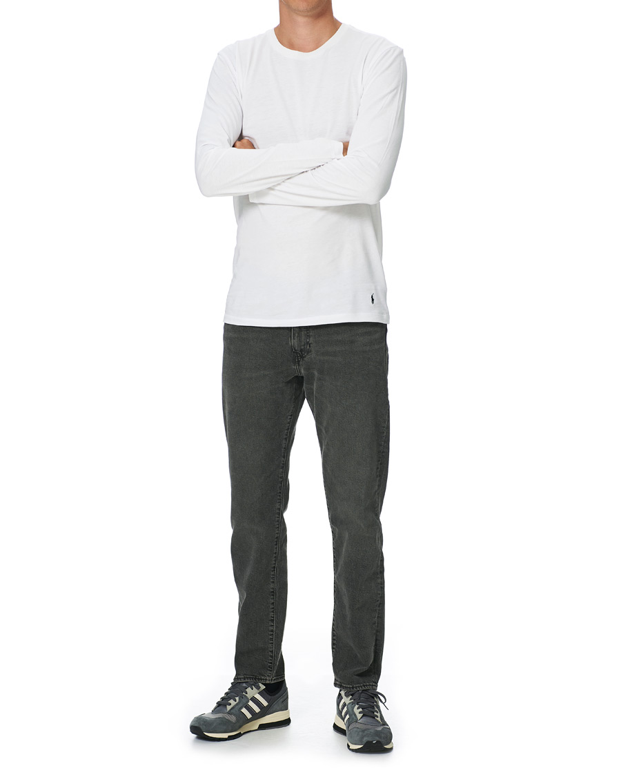 Heren | T-shirts | Polo Ralph Lauren | 3-Pack Long Sleeve Tee White/Black/Heather