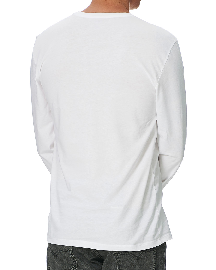 Heren | T-shirts | Polo Ralph Lauren | 3-Pack Long Sleeve Tee White/Black/Heather