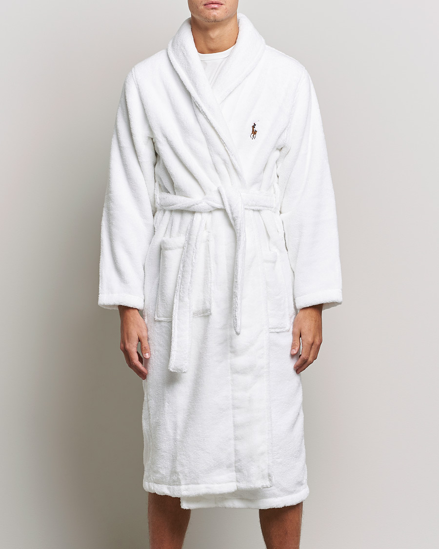 Herr | Morgonrockar | Polo Ralph Lauren | Cotton Terry Robe White White