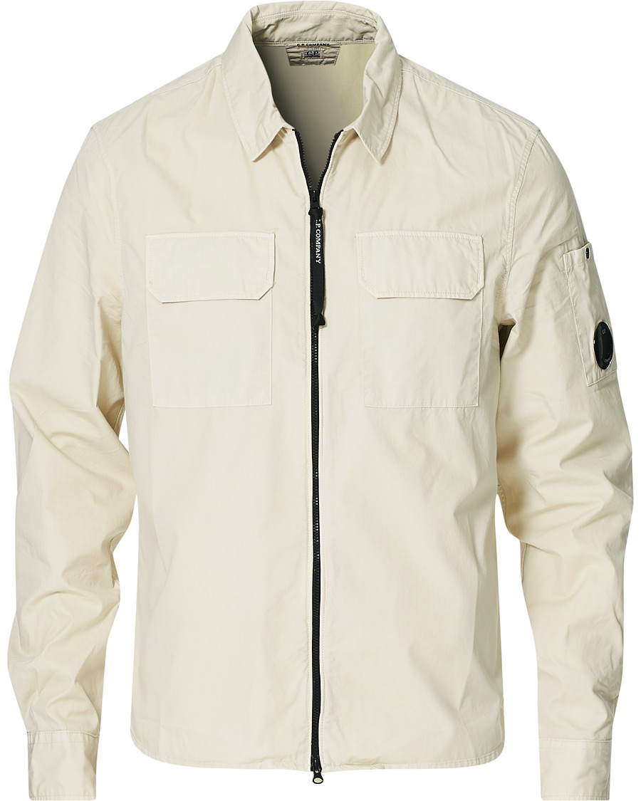 Heren | Overhemden | C.P. Company | Garment Dyed Overshirt Ecru