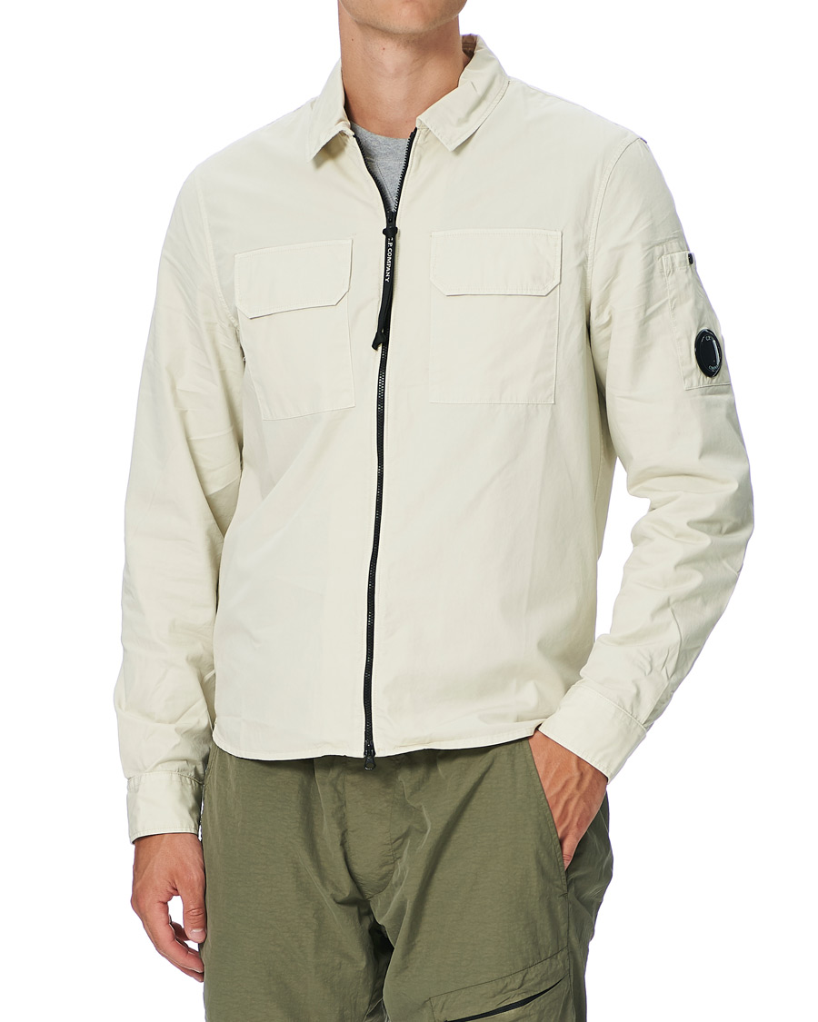 Heren | Overhemden | C.P. Company | Garment Dyed Overshirt Ecru