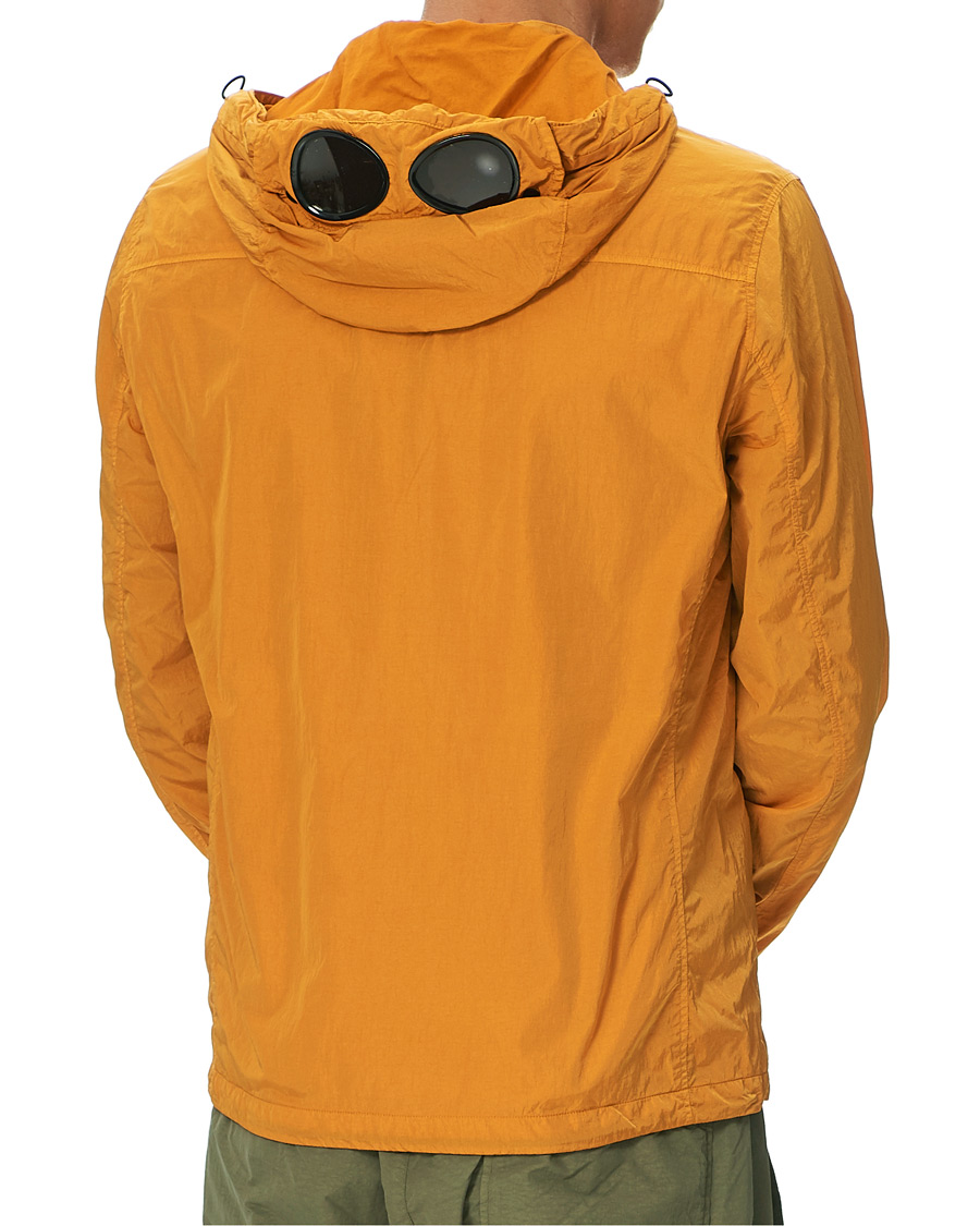 Heren | Jassen | C.P. Company | Chrome Garment Dyed Nylon Hooded Overshirt Orange