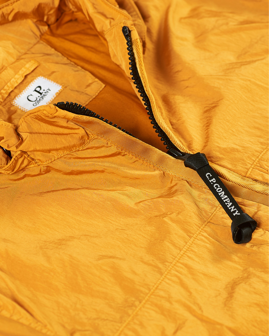 Heren | Jassen | C.P. Company | Chrome Garment Dyed Nylon Hooded Overshirt Orange