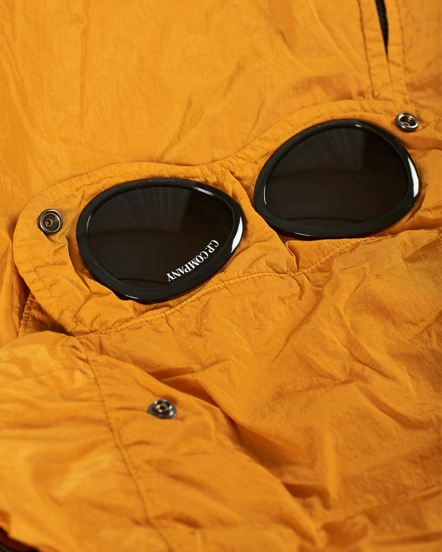 Heren | Jassen | C.P. Company | Chrome Garment Dyed Nylon Hooded Overshirt Orange