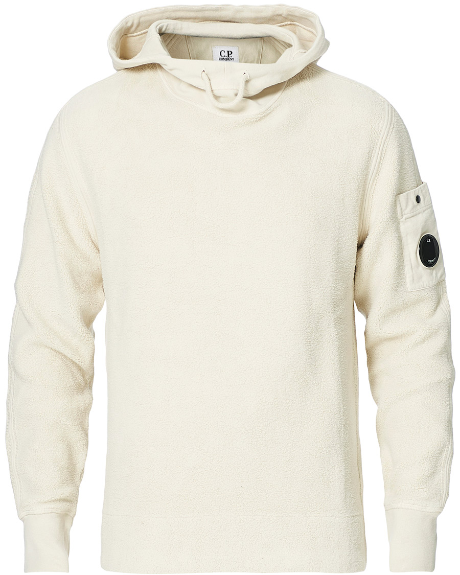 Heren | Truien | C.P. Company | Polar Fleece Hoodie Off White