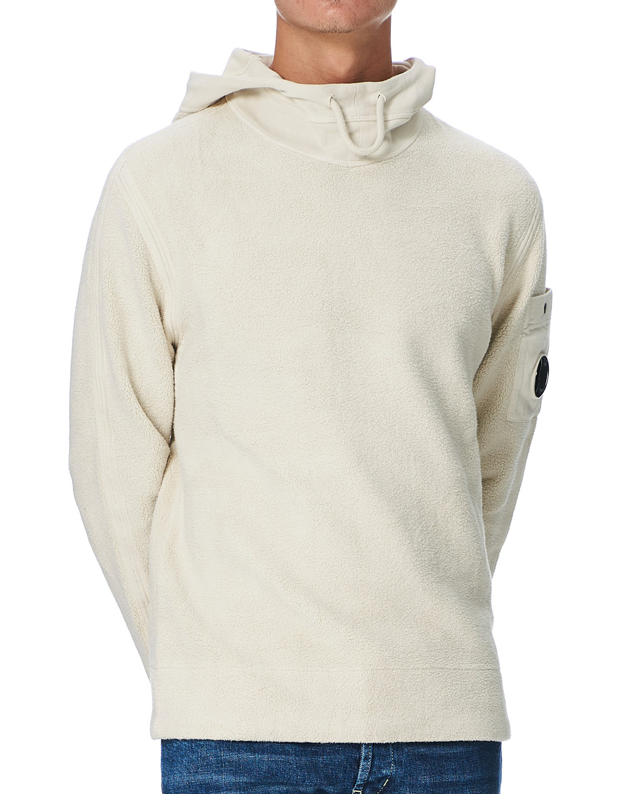 Heren | Truien | C.P. Company | Polar Fleece Hoodie Off White