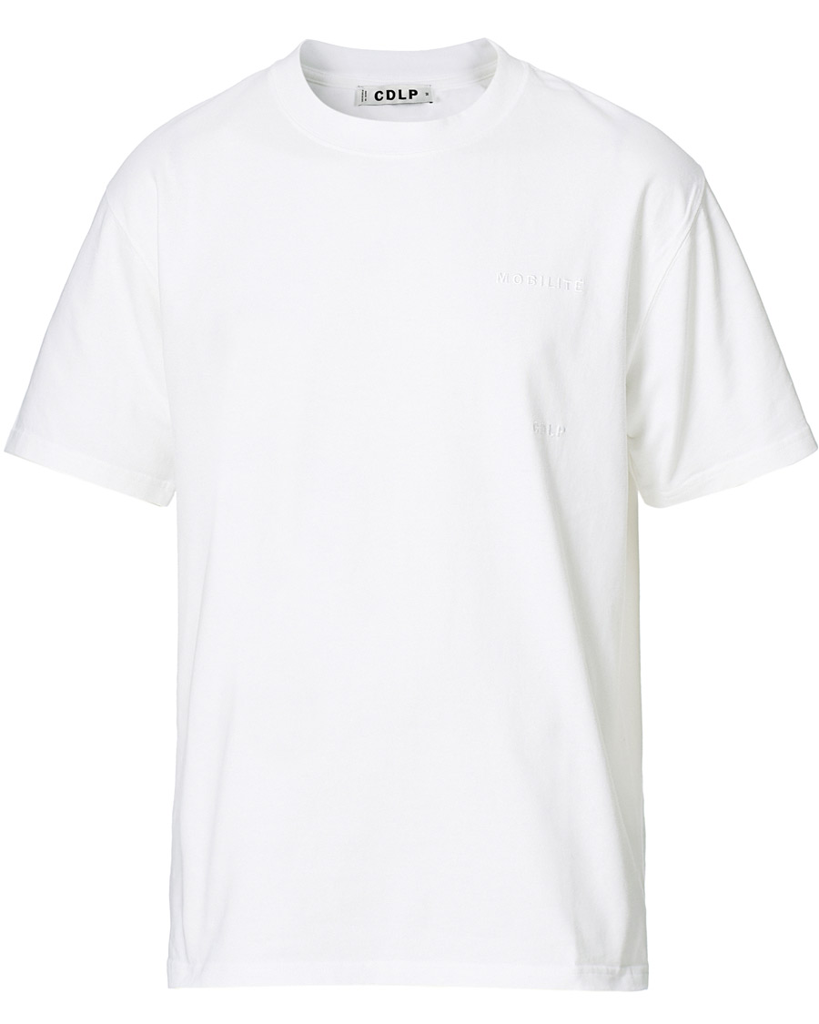 Heren | T-shirts | CDLP | Recycled Cotton Logo Tee White