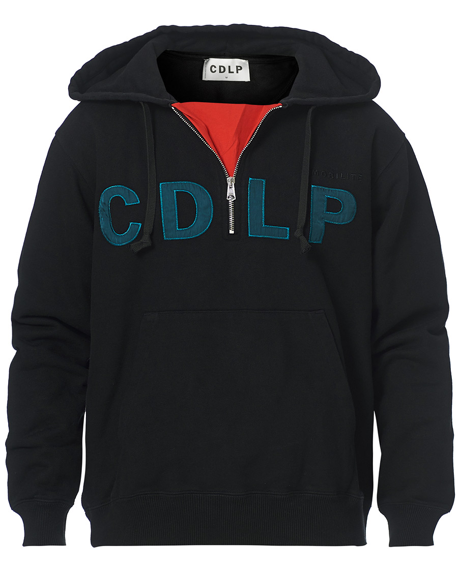 Heren | Truien | CDLP | Heavyweight Terry Half-Zip Hoodie Black